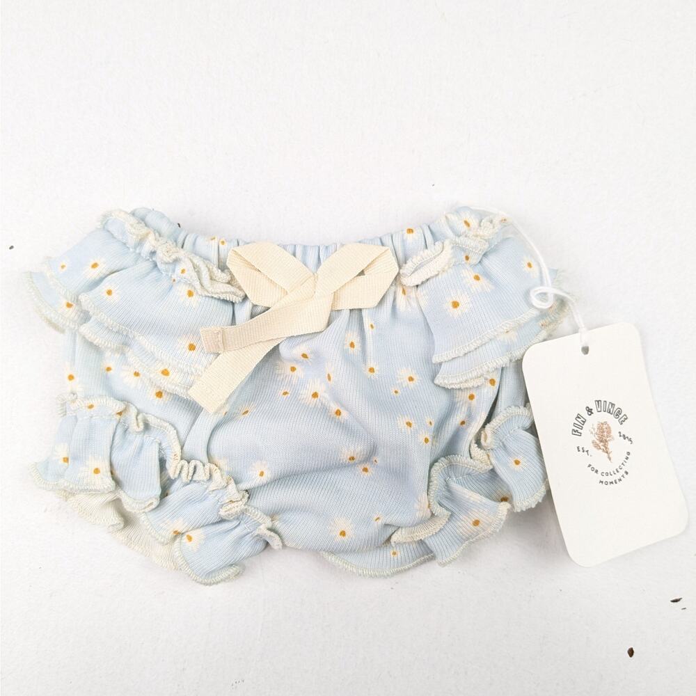 Fin & Vince Daisy Fields Ruffle Bloomer - 0-3 Months
